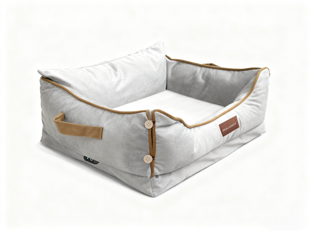 Smart Pet Bed with Health Monitoring, Heart Rate Tracking and Sleep Monitoring for Dogs and Cats