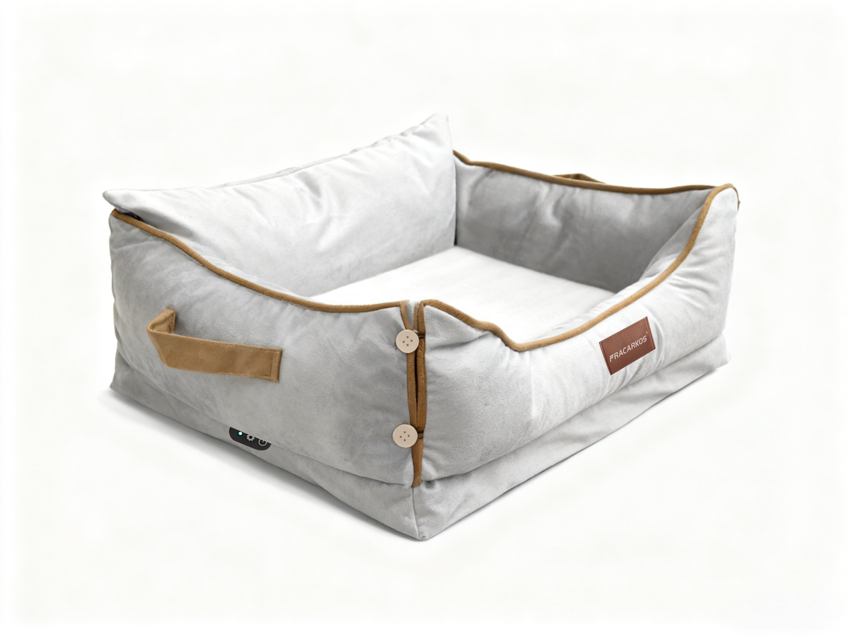 Smart Pet Bed with Health Monitoring, Heart Rate Tracking and Sleep Monitoring for Dogs and Cats